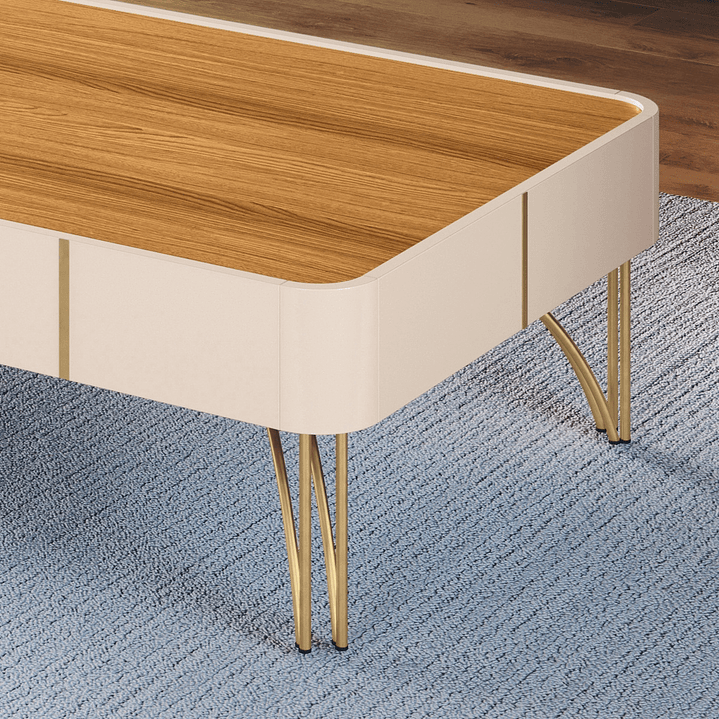 MESA DE CENTRO DONCELLA OFF WHITE CINAMOMO - 4