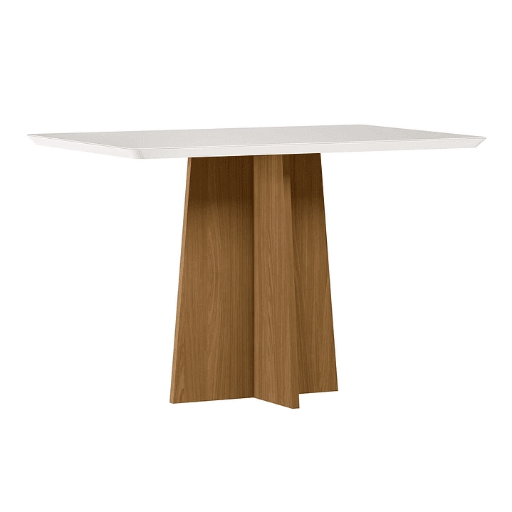 JUEGO DE COMEDOR ENCANTO 120X80 CM VIDRIO 4 SILLAS BEIGE - 6