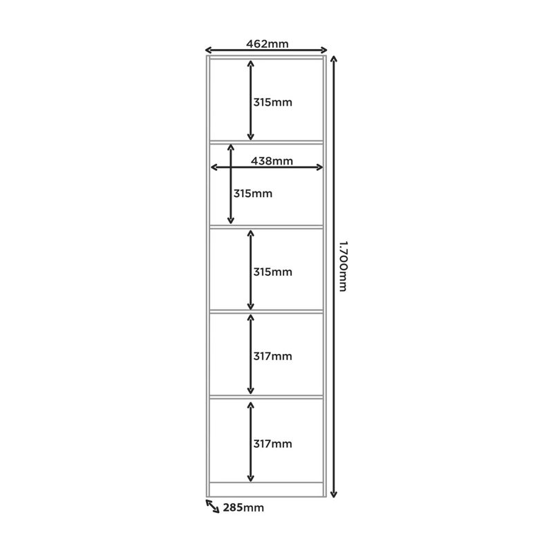 Despensa Multiuso Eden Marrocos / Off White 170 x 46.2 x 28,5 - 2