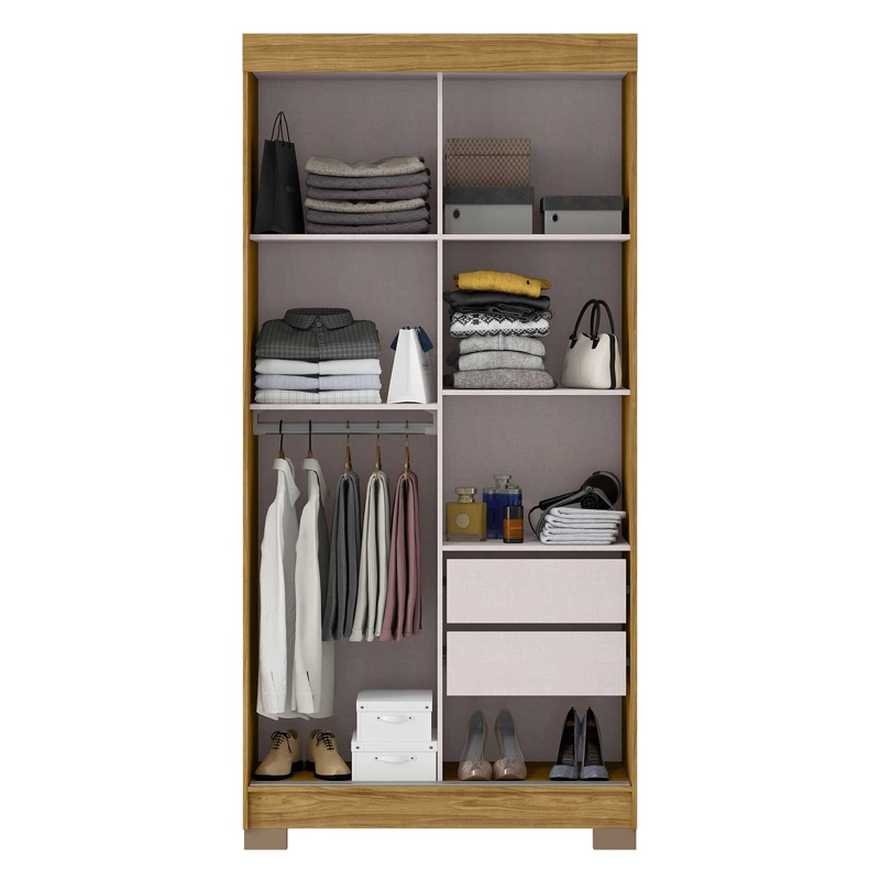 Closet 2 puertas corredera Lumière 190x46,5x 91,7 - 4