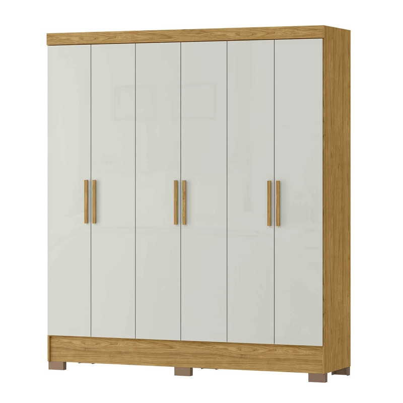 Closet 6 puertas Nativo Marrocos/ Off white 200,6x46,2x175,2 - 4