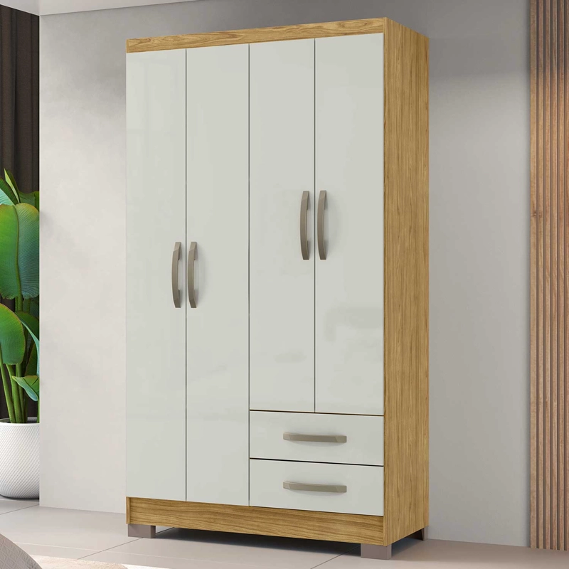 Closet 4 puertas Classic Marrocos/ Off white 188x46,5x104,8 - 1