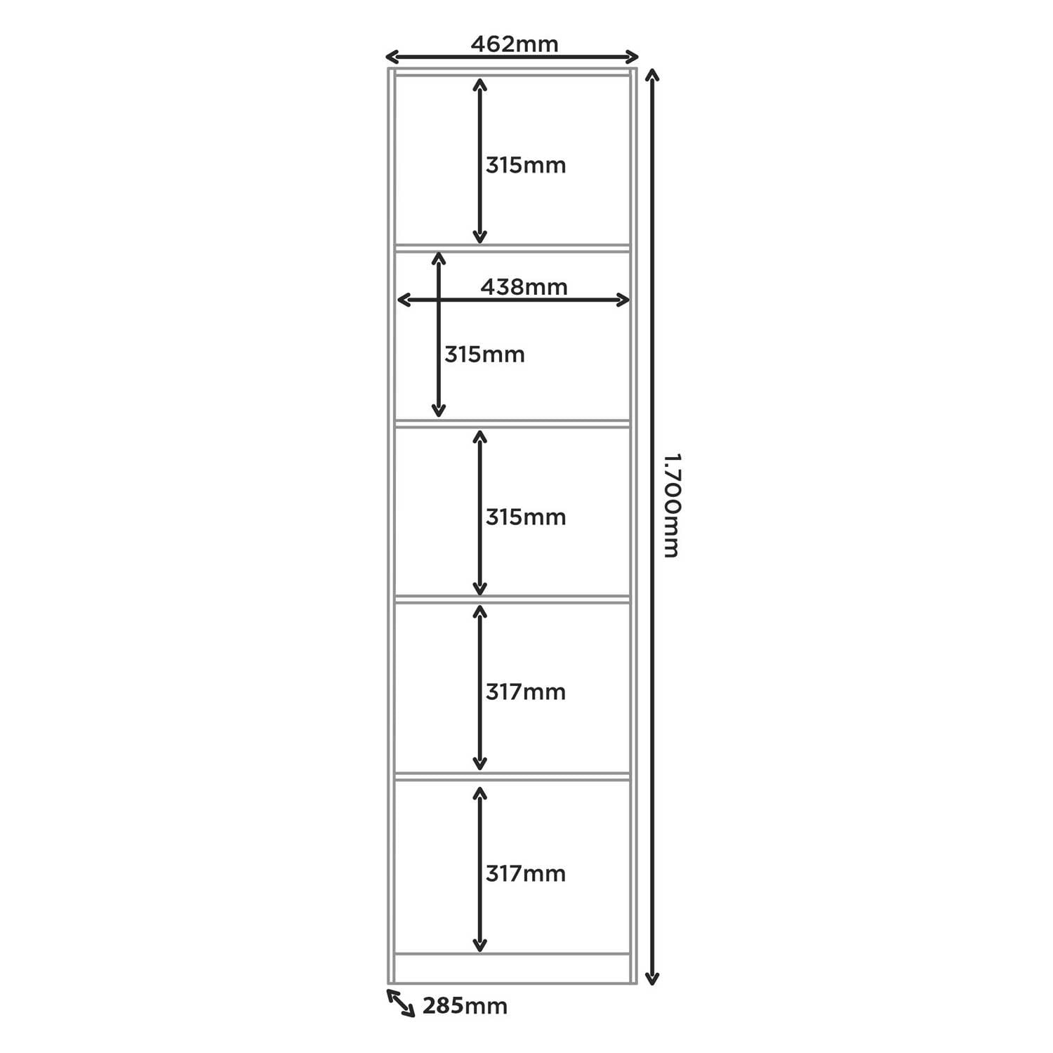 Despensa Multiuso Eden Blanco 170 x 46,2 x 28.5 - 2