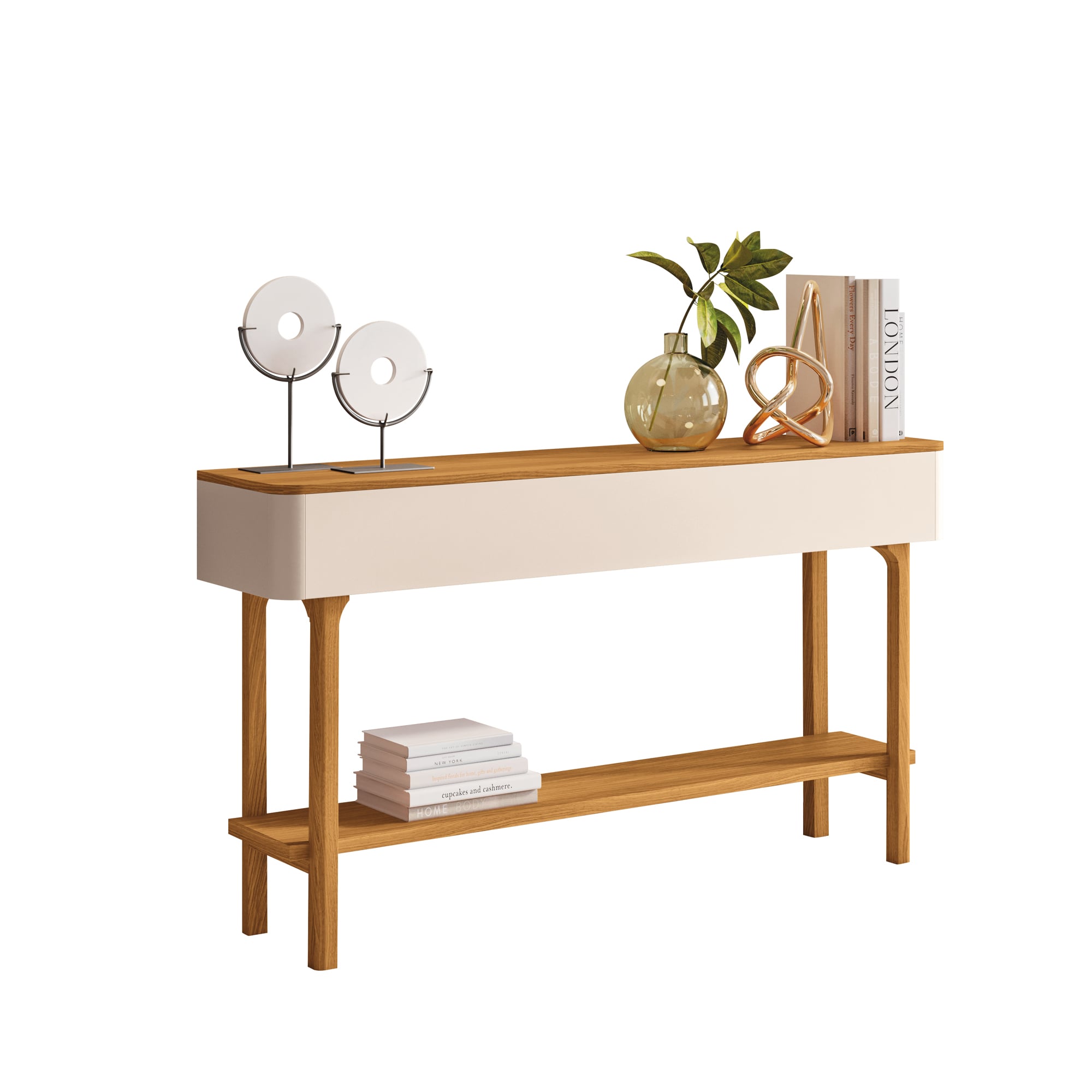 ARRIMO NANTES OFF WHITE / CINAMOMO 136 x 76,5 x 31 cm - 3