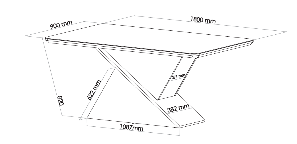 JUEGO DE COMEDOR 6 SILLAS ELITE BEIGE 82 cm x 90 cm x 180 cm - 3