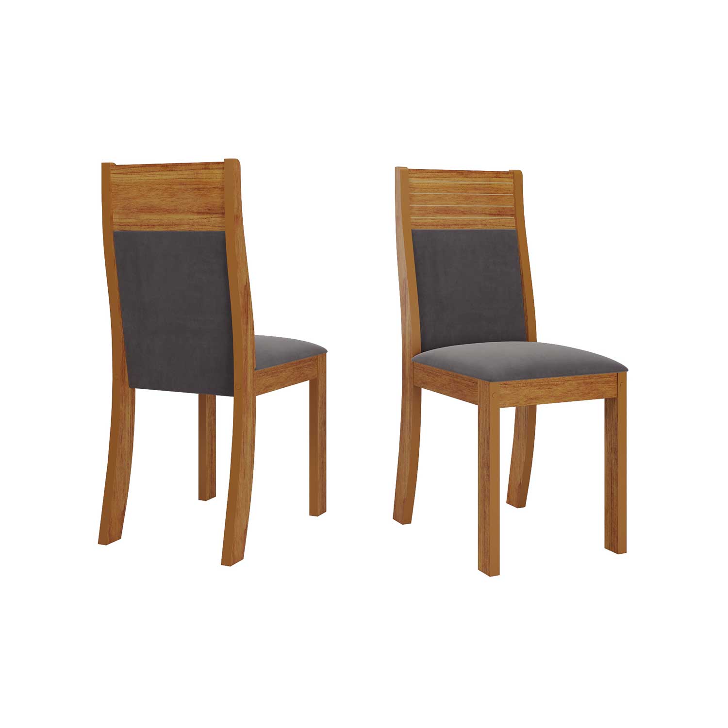 JUEGO DE COMEDOR 6 SILLAS TOSCANA GRIS  80 x 80 x 160 - 4