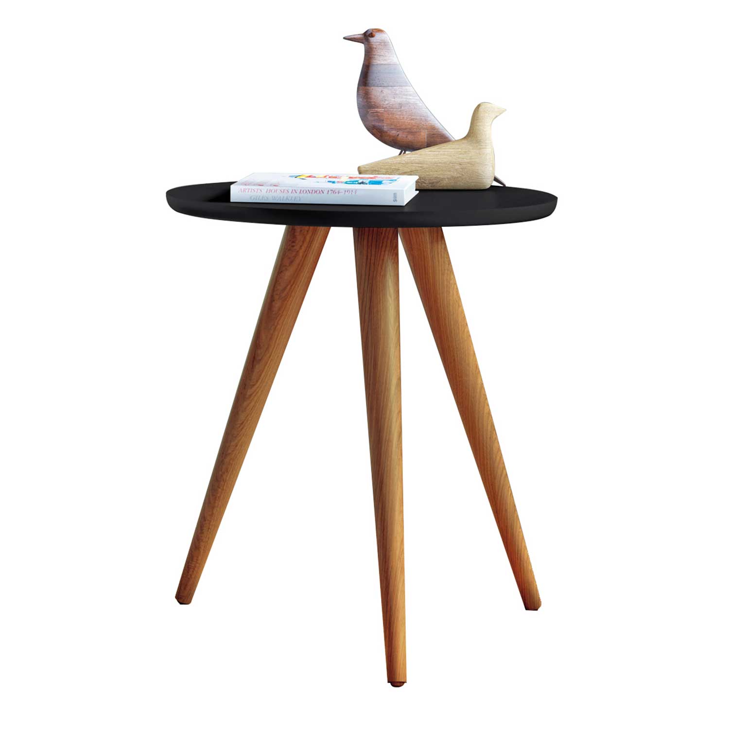 MESA LATERAL ALBA PRETTO 44x44x50 cm - 4