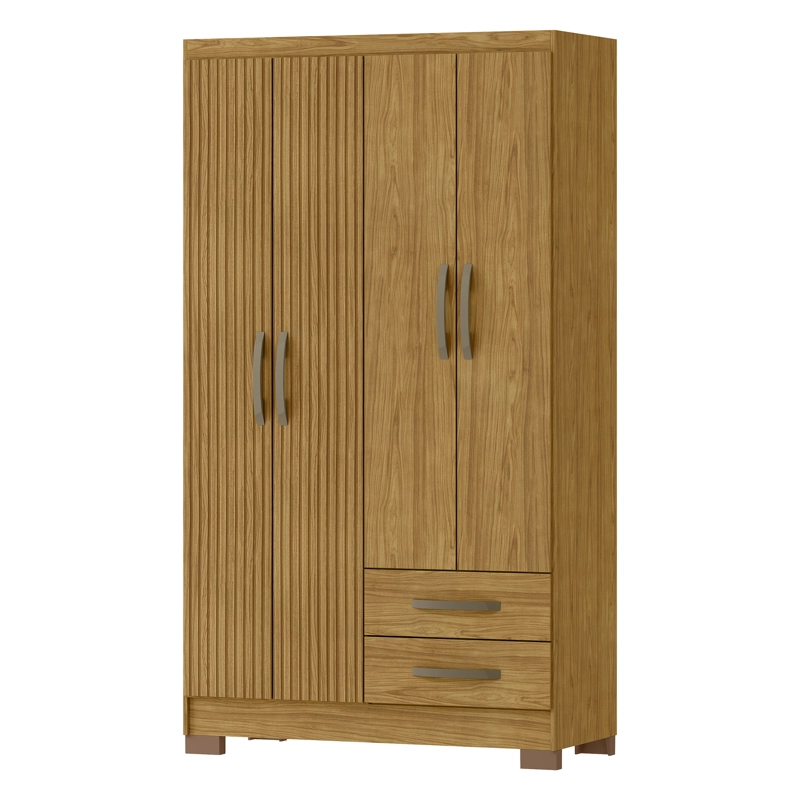 CLOSET 4 PUERTAS CLASSIC MARROCOS/MARROCO RIPADO 188 X 104,8 X 46,5 - 3