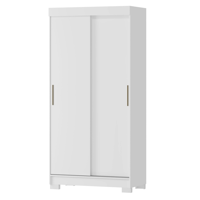 CLOSET 2 PUERTAS CORREDERA LUMIÈRE 190 X 91,7 X 46,5 BLANCO NIEVE - 3
