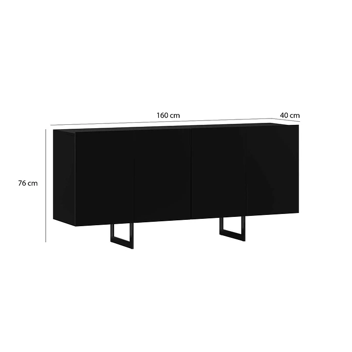 BUFFET ZENTRA 160X40X76 - 3