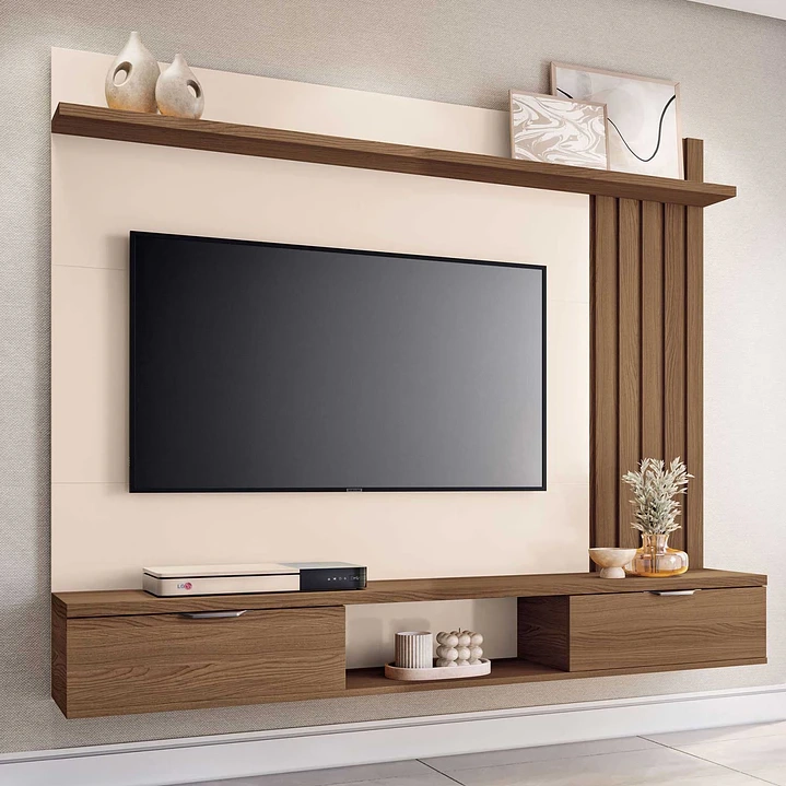 HOME PANEL MONACO TV 55' 1.6 CASTAÑO OFF WHITE - 1