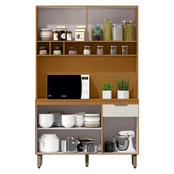 KIT MUEBLE DE COCINA ROUSE CINAMOMO/ OFF WHITE 190 X 120 X 38,5 - 2