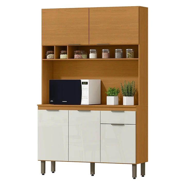 KIT MUEBLE DE COCINA ROUSE CINAMOMO/ OFF WHITE 190 X 120 X 38,5 - 3