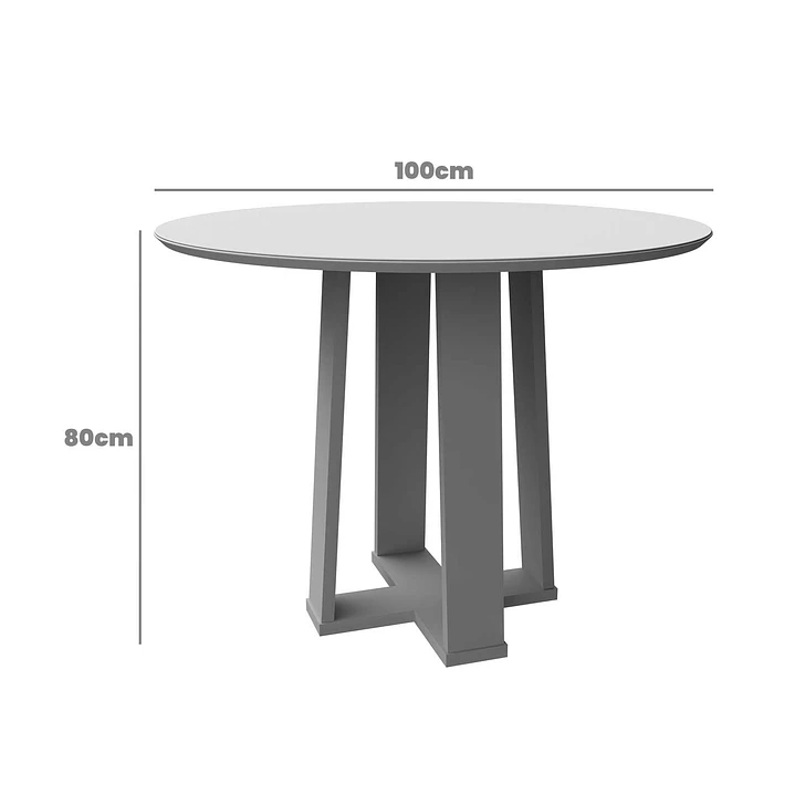 JUEGO DE COMEDOR 4 SILLAS RAVELLO 1.0 CAFE - 5