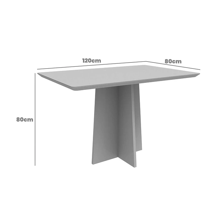 JUEGO DE COMEDOR 4 SILLAS SUSPIRO 1.2 BEIGE - 5