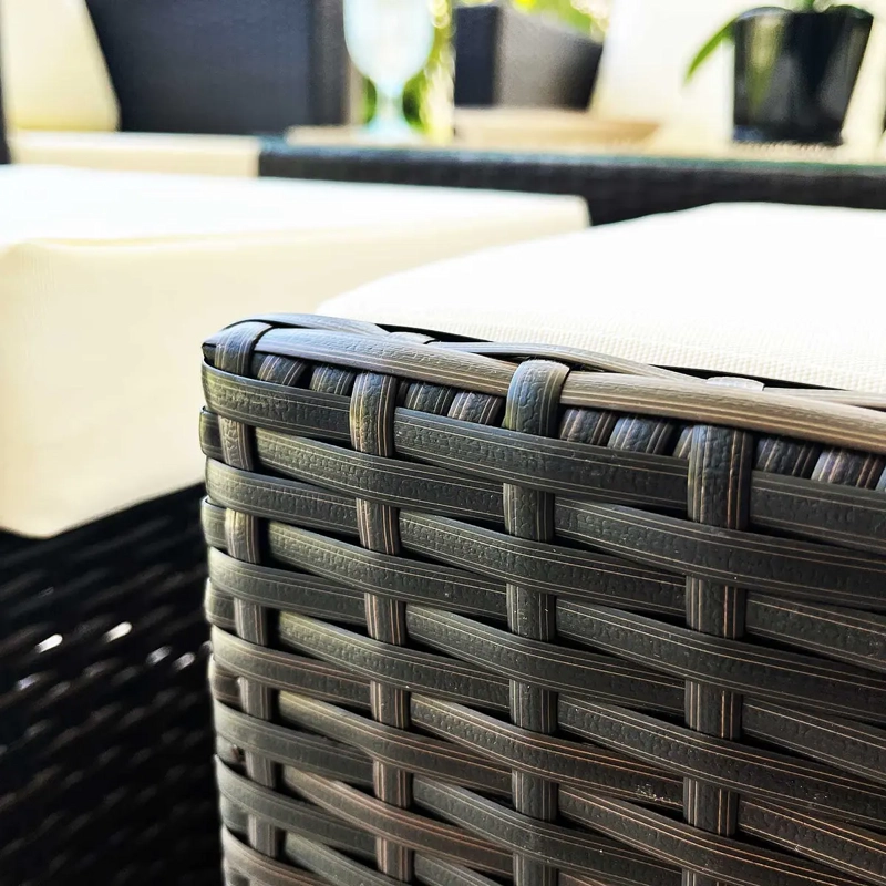 JUEGO DE TERRAZA GALES CON SOFA 3C CHOCOLATE - 4