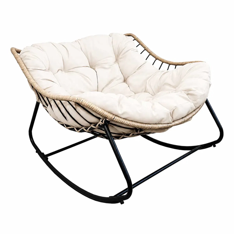SILLA MECEDORA ROCKING CHAIR NATAL MARFIL - 3