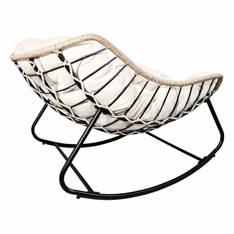 SILLA MECEDORA ROCKING CHAIR NATAL MARFIL - 4