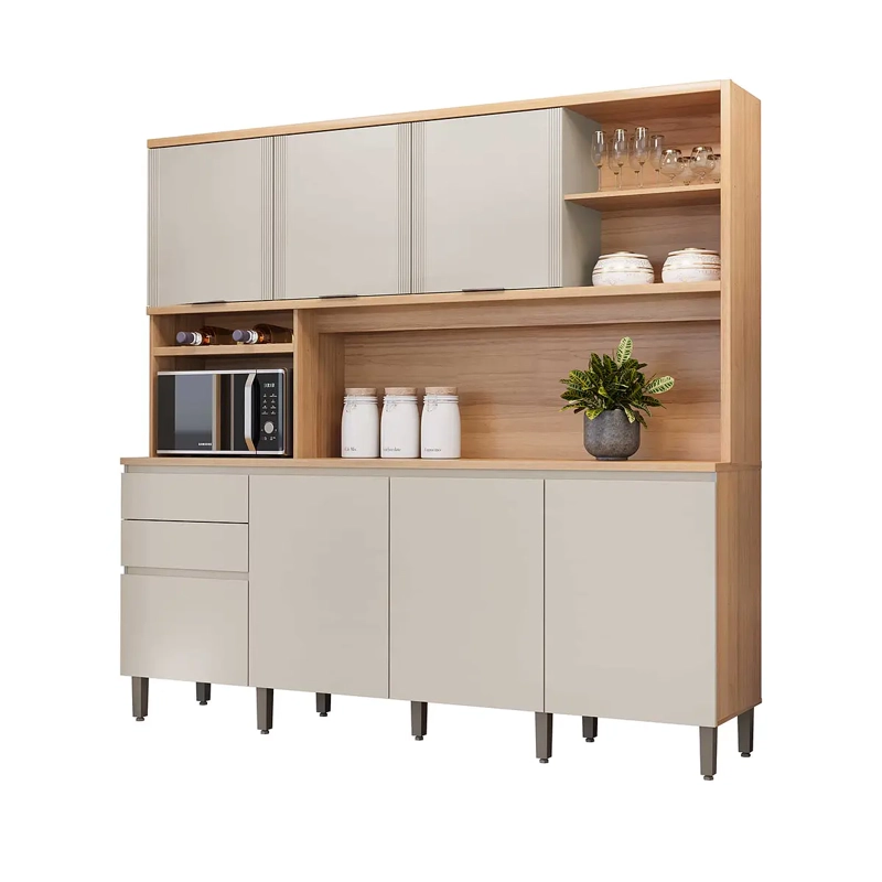 KIT COCINA AUSTIN 2.20M JEQUITIBA GRIS MATTE - 3