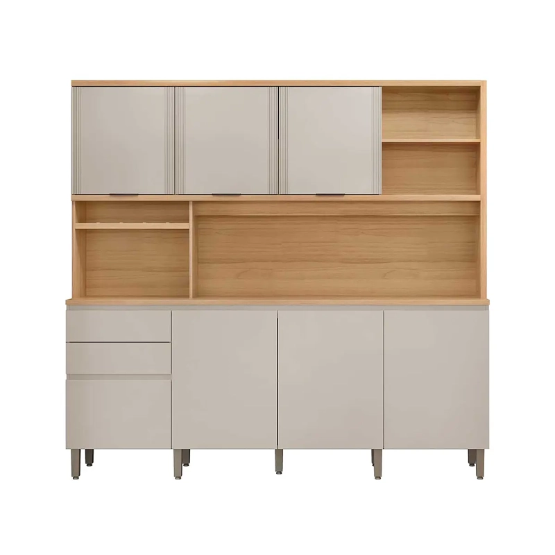 KIT COCINA AUSTIN 2.20M JEQUITIBA GRIS MATTE - 4