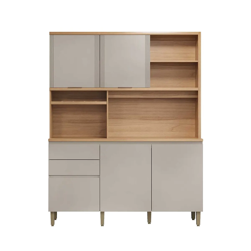 KIT COCINA AUSTIN 1.65M JEQUITIBA GRIS MATTE - 4