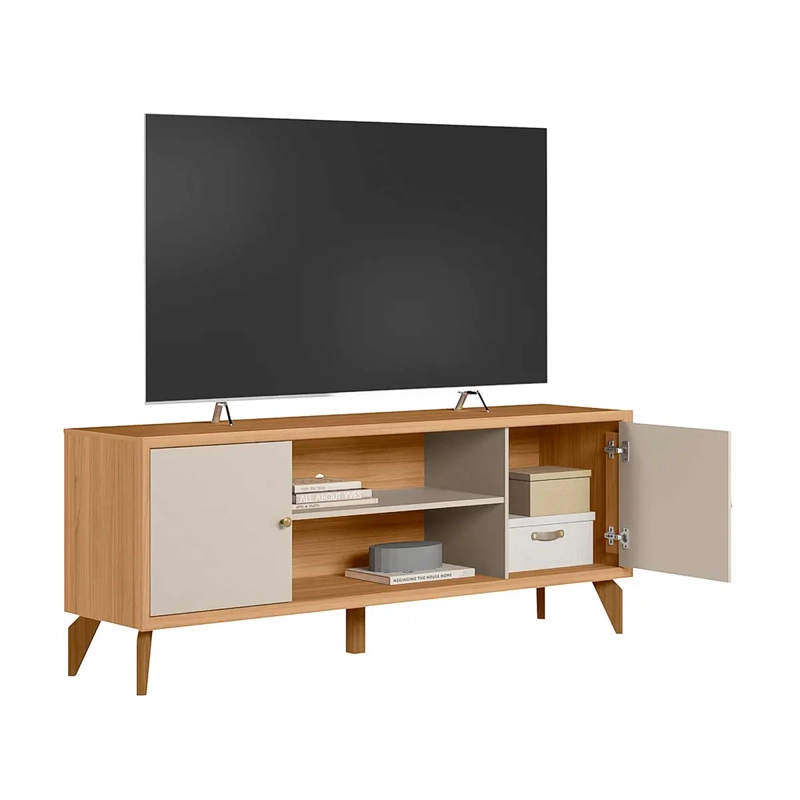 RACK PORTO TV 70 JEQUITIBA OFF WHITE - 4