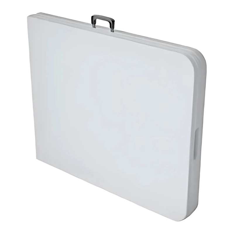 MESA TODODESCUENTO PLEGABLE 180 CM FACIL ARMADO BLANCO - 2