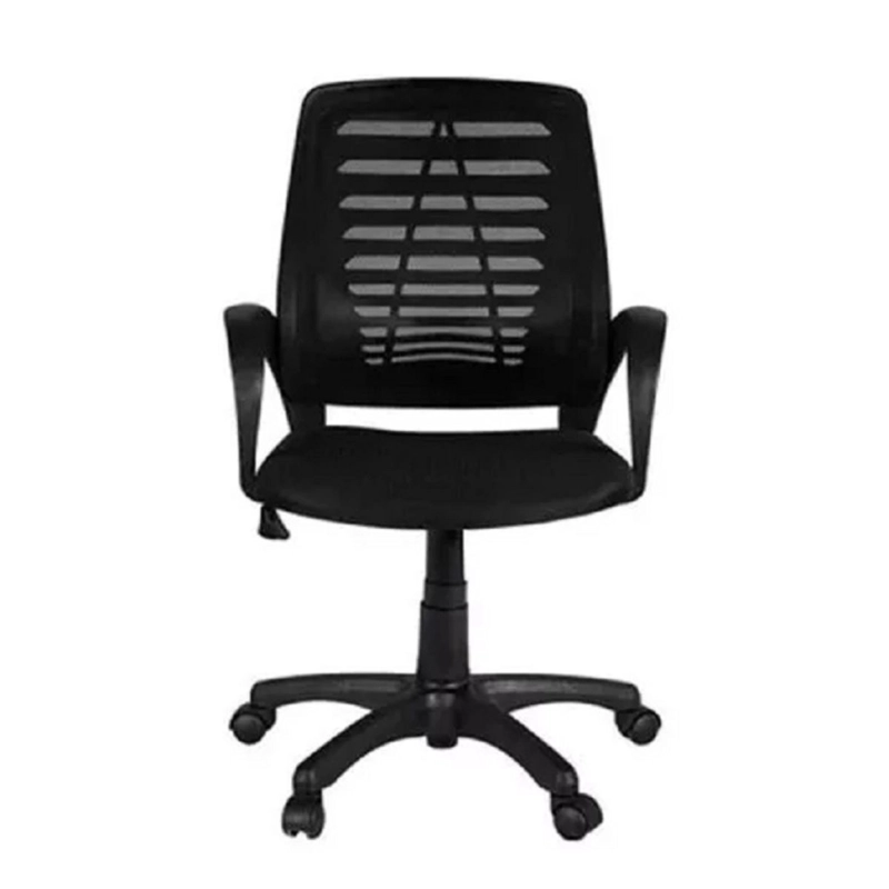 SILLA DE ESCRITORIO NEGRA, OFICINA, AJUSTABLES - 2