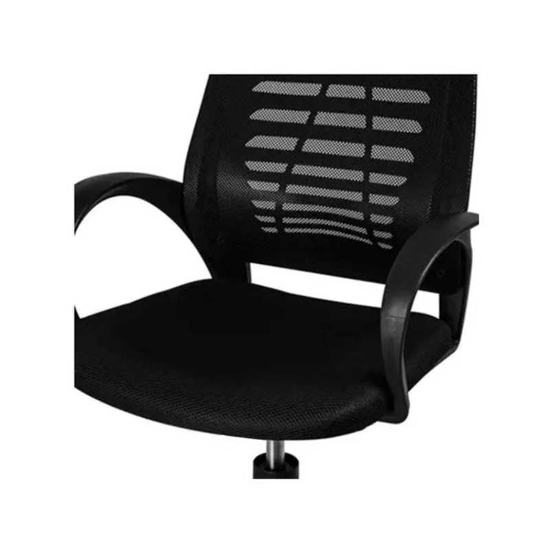 SILLA DE ESCRITORIO NEGRA, OFICINA, AJUSTABLES - 5