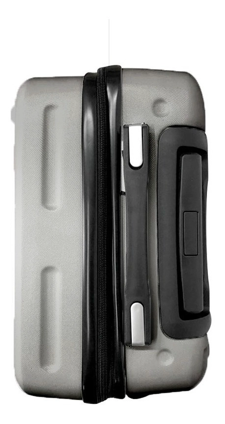 SET 3 MALETAS ABS RUEDAS 360°- PLATA - 5
