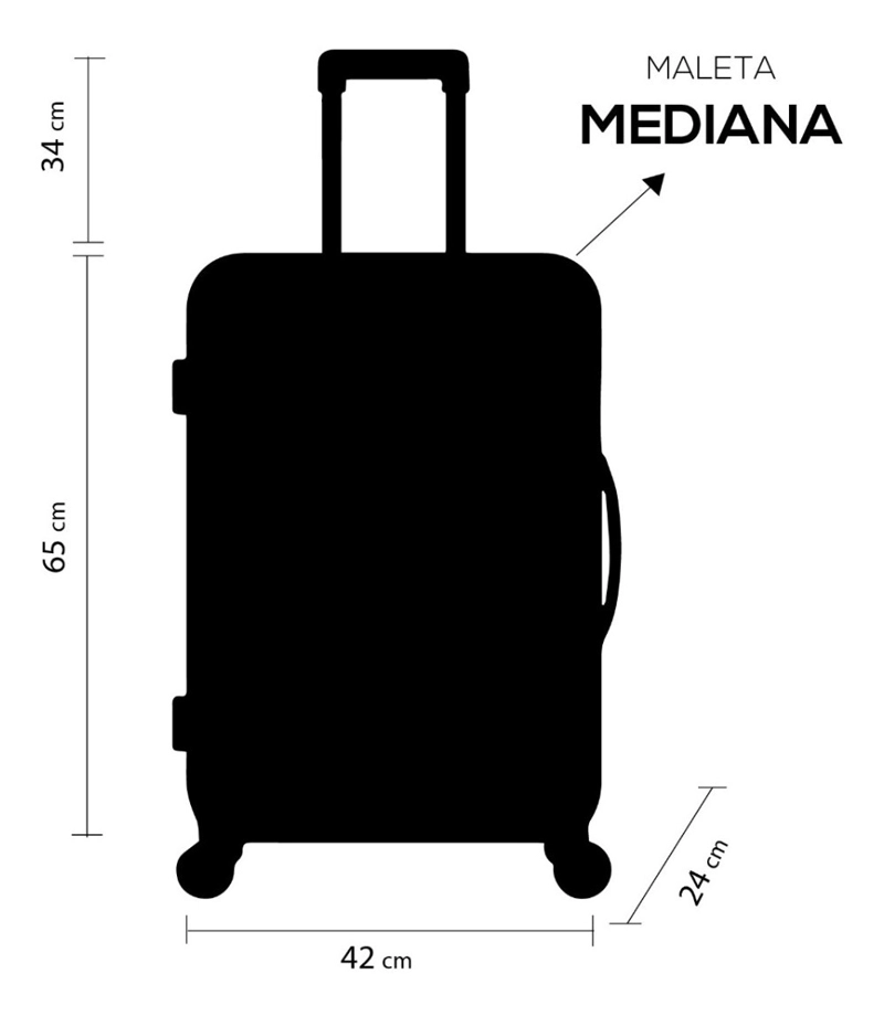 SET 3 MALETAS ABS RUEDAS 360°- PLATA - 8
