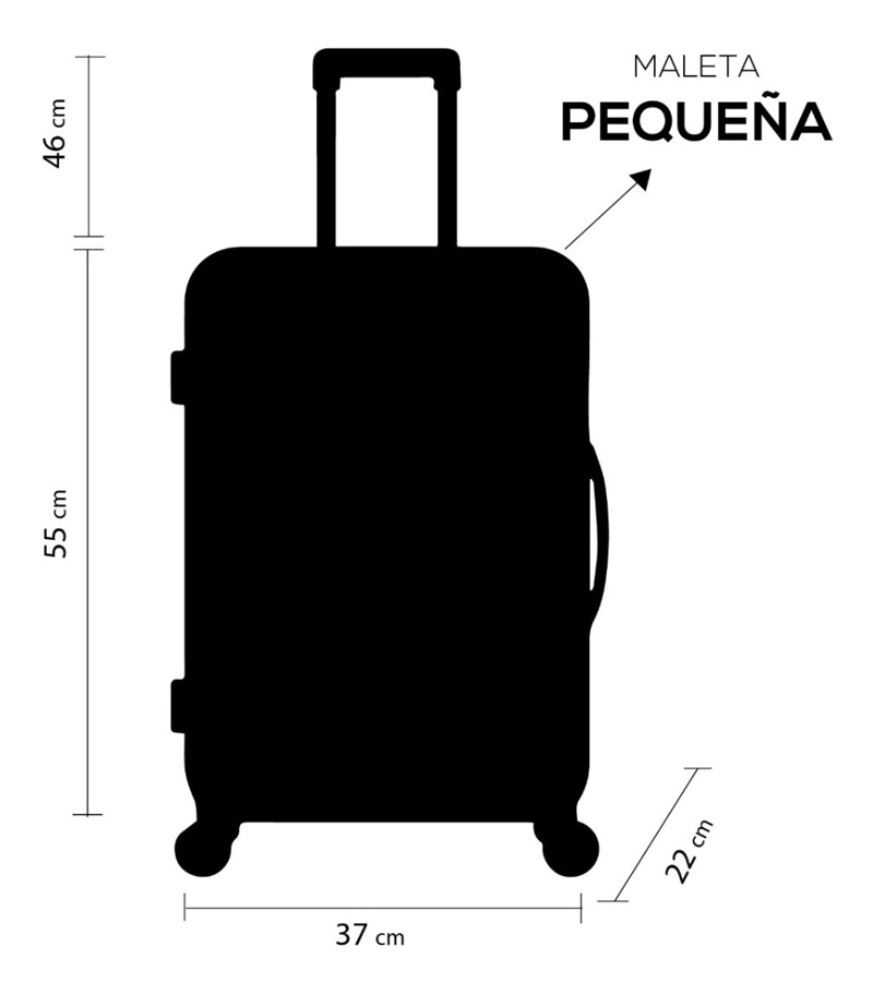 SET 3 MALETAS ABS RUEDAS 360°- PLATA - 9