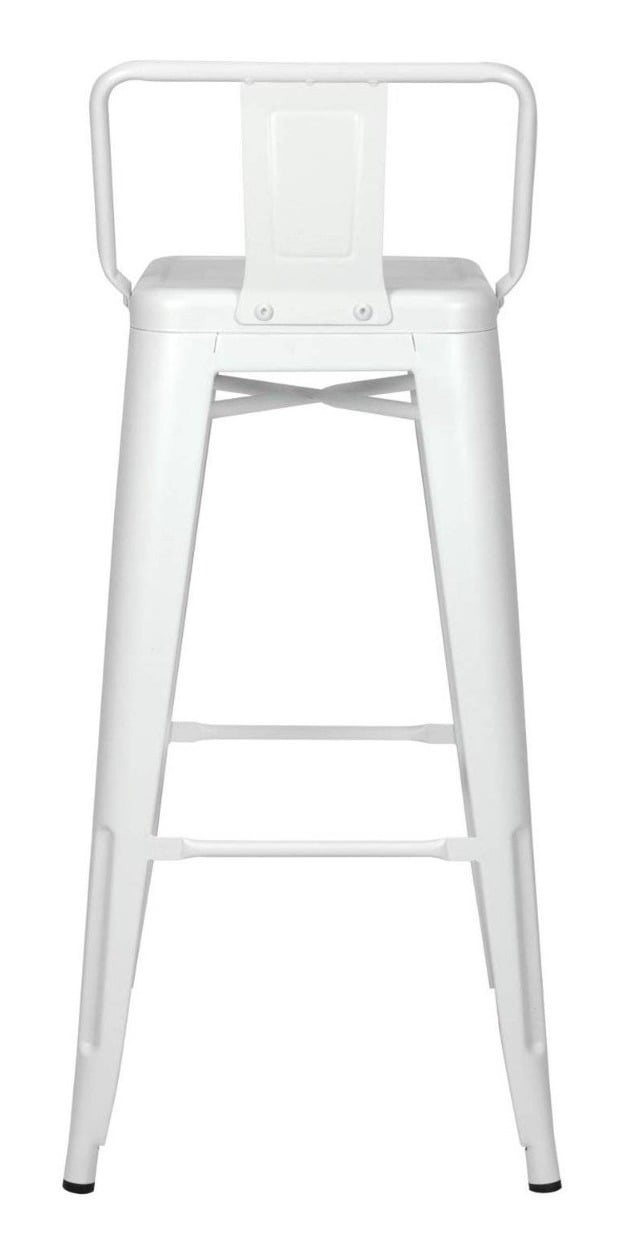 PISOS TODODESCUENTO TOLIX BLANCO PACK 4 77CM MATE RESPALDO BAJO BAR - 2