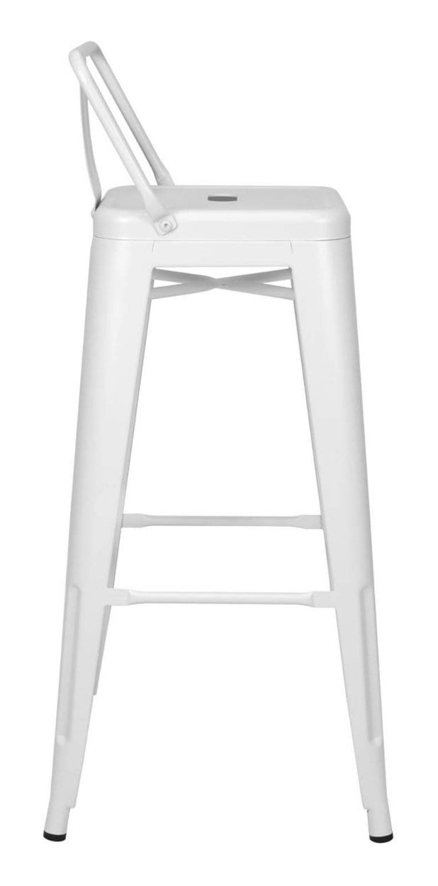 PISOS TODODESCUENTO TOLIX BLANCO PACK 4 77CM MATE RESPALDO BAJO BAR - 3