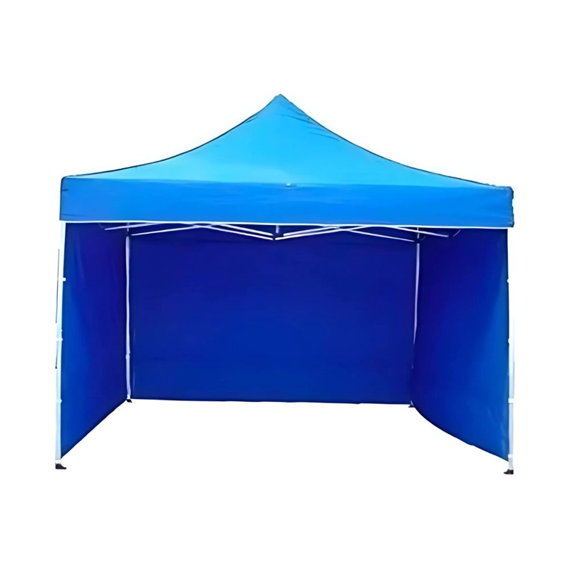 TOLDO AZUL CON PARED 3X3 - 2