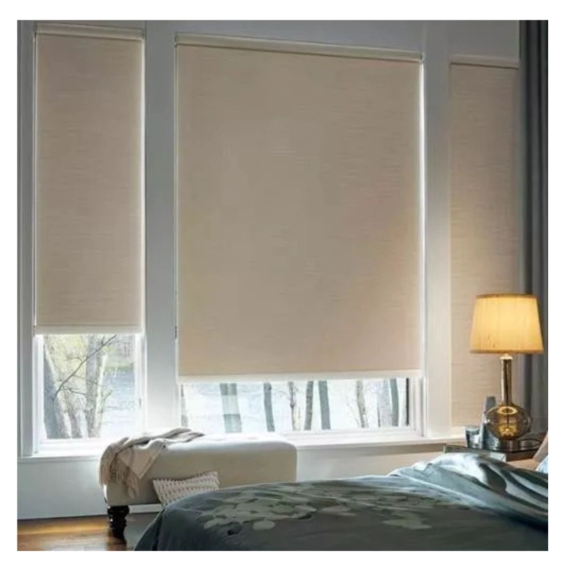 CORTINA ROLLER BLACKOUT TEXTURA 60X240CM - CAFE - 6