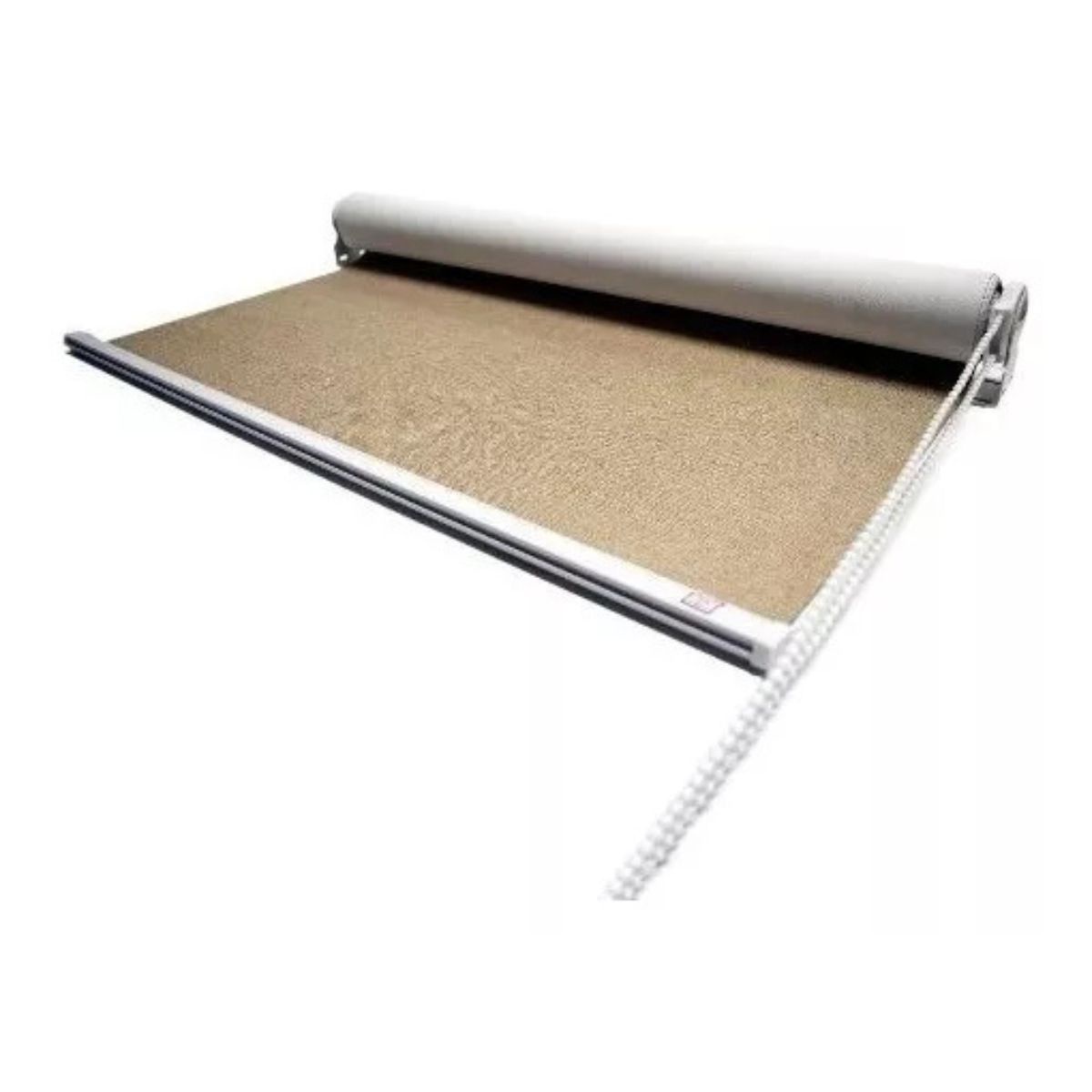 CORTINA ROLLER BLACKOUT TEXTURA 180X240CM - CAFE - 1