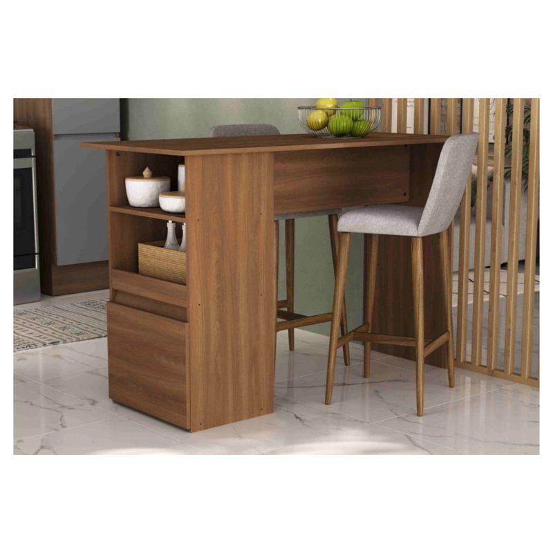 MESA TODODESCUENTO CAFÉ ALTA SIN SILLAS - 4