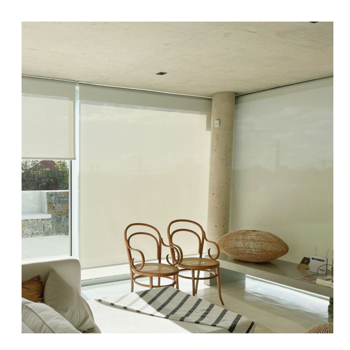 CORTINA ROLLER SCREEN 60X240CM- BEIGE - 5