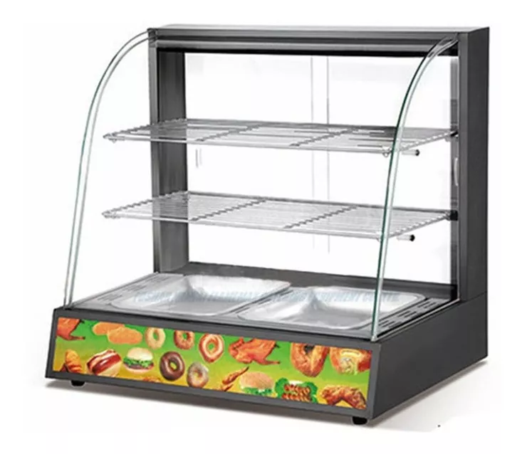 VITRINA CALOR BOZZO DH-2P , NEGOCIO, ALMACEN, PASTELES - 1