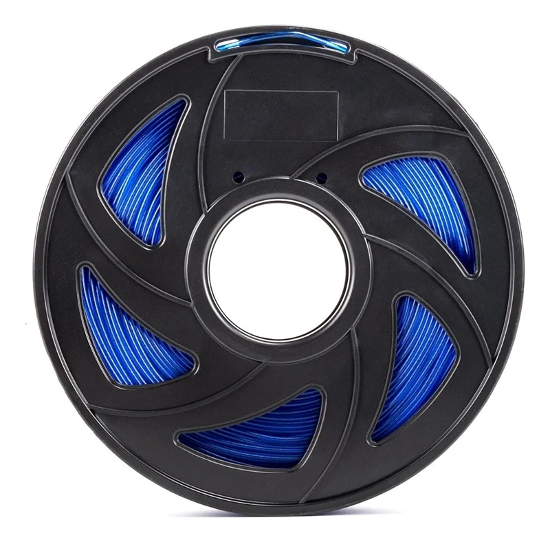 FILAMENTO 3D PETG TRONXY DE 1.75MM 1KG AZUL TRANSPARENTE - 4
