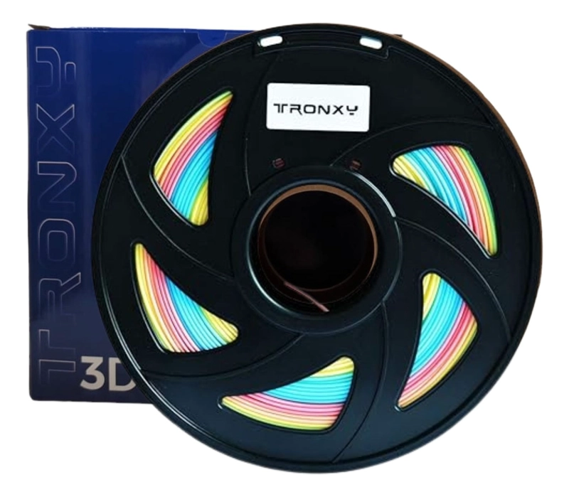 FILAMENTO TRONXY PLA+ GLOW ARCOIRIS - 2