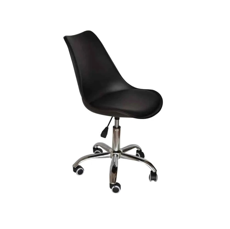 SILLA TULIP DE ESCRITORIO, OFICINA- NEGRA - 2