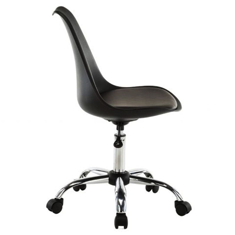 SILLA TULIP DE ESCRITORIO, OFICINA- NEGRA - 3