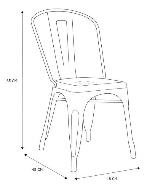 SILLA TODODESCUENTO LIBRE DISPOSICIÓN MADERA BLANCO TOLIX ASIENTO DE OSCURO - 6