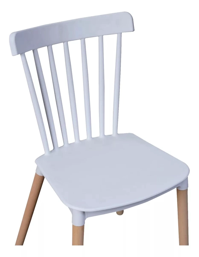 PACK BOZZO WINDSOR BLANCO 4 SILLAS COMEDOR TERRAZA RESTAURANT - 1