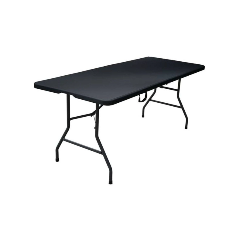 Mesa Plegable Negra 180 cm - 4