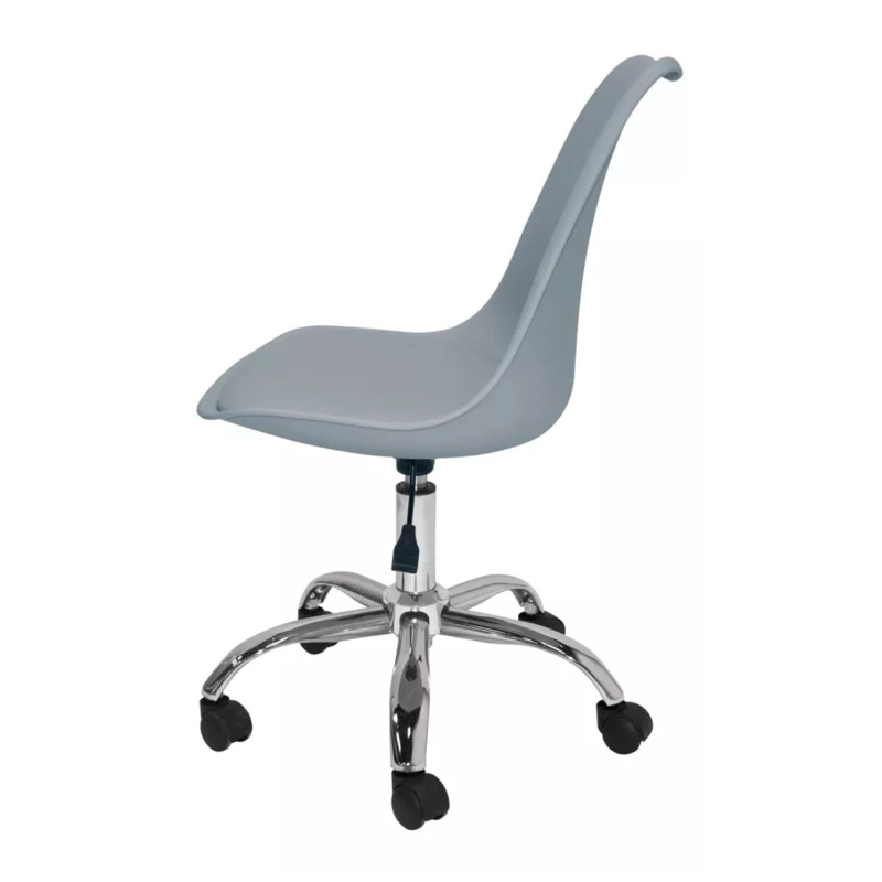 SILLA TULIP DE ESCRITORIO, OFICINA- GRIS - 3
