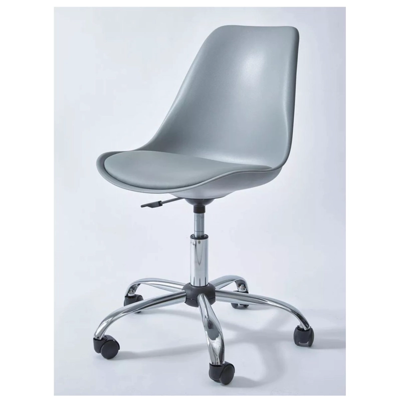 SILLA TULIP DE ESCRITORIO, OFICINA- GRIS - 4