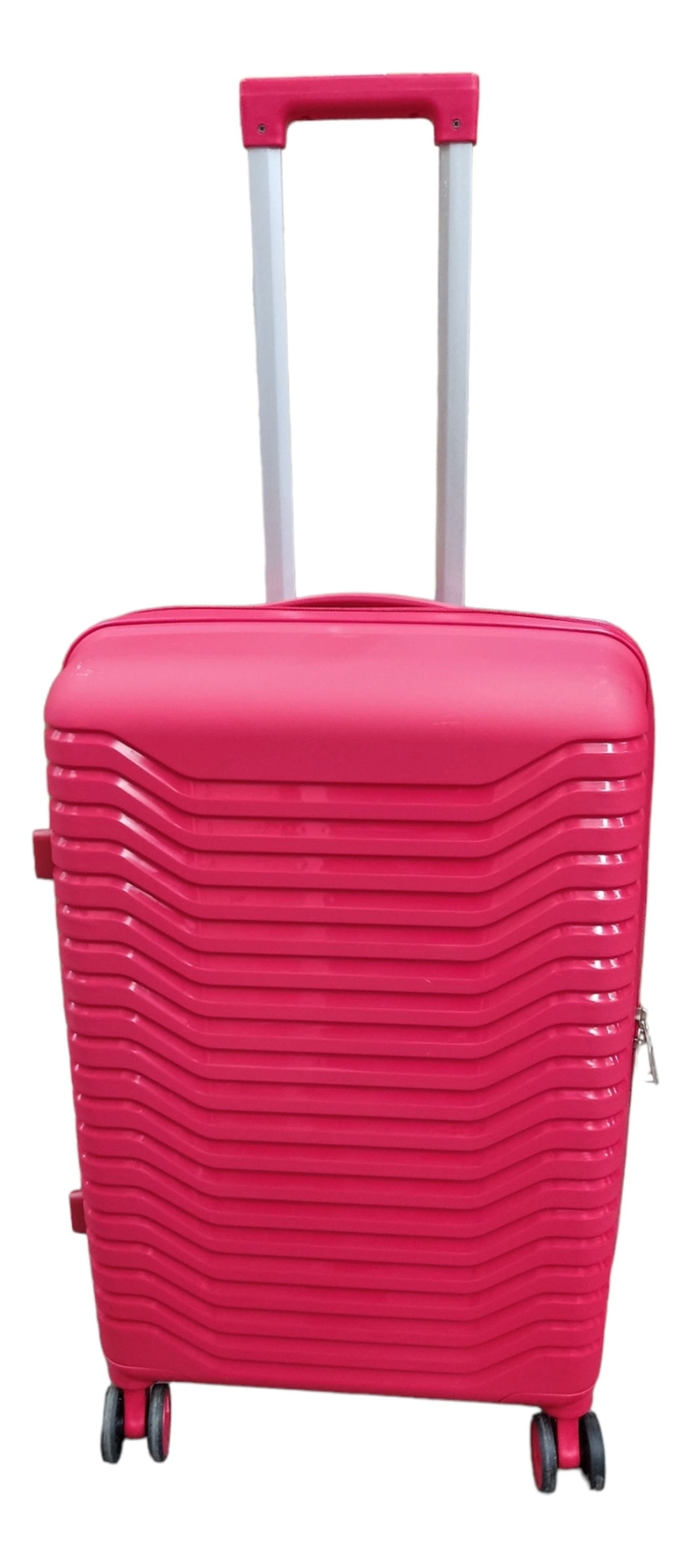 SET 3 MALETAS ABS RUEDAS 360° ROJO - 1